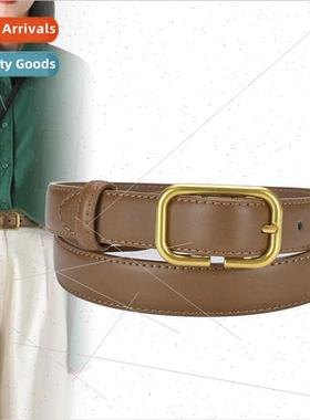 Ms. cowhide belt versatile decorative coat su dress belt ret