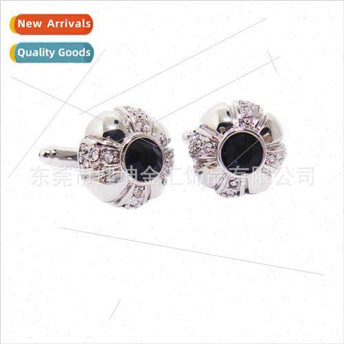 Diamonds Crystals Men Cufflinks Scepter Totem French Shirt C