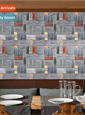 Wallpaper SA-1013 stone tile 45cm bedroom living room backgr