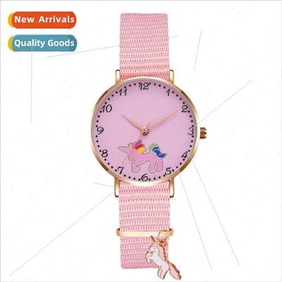 New pink girls watch is wind simple middle school students c