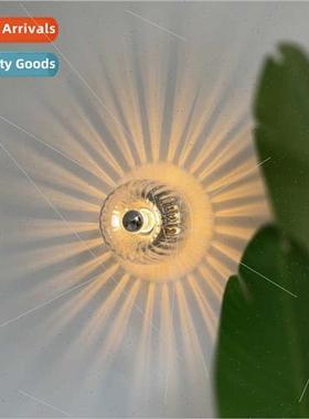 mple antique aisle glass wall lamp Scandinavian retro person