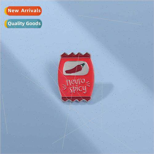 Cute fun letters alphabet metal lacquer brooch personalised