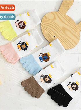 Children cotton five-finger socks mesh breathable four seaso