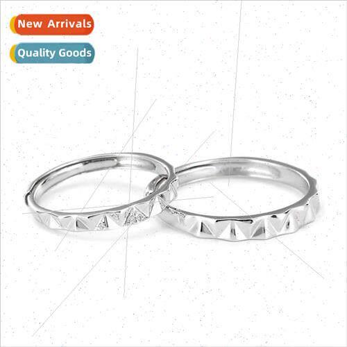 Fashion full star glossy plain ring wh diamonds female Korea