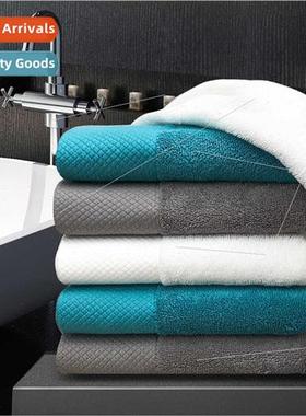 Hotel cotton platinum satin bath towel beauty skin managemen