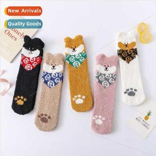 from female coral beautifully socks velvet emb pairs