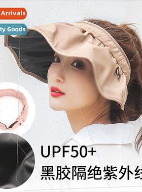 Summer women sunscreen vinyl shell cap set fashion hairpin h