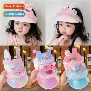Children cute sunscreen hol hat baby sun summer hats cartoon