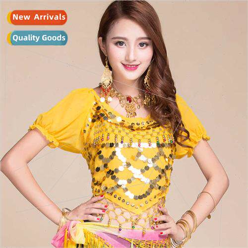 Belly Dance Tops Indian Dance Costumes Practice Wear Tops Se