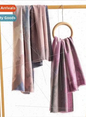 New fall winter ethnic wind water ripple scarf fashion commu