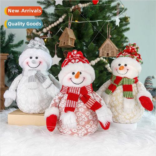 New Christmas snowflake snowman doll foam doll scene arrange