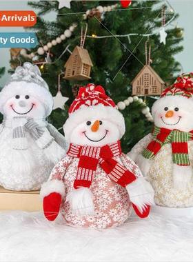 New Christmas snowflake snowman doll foam doll scene arrange