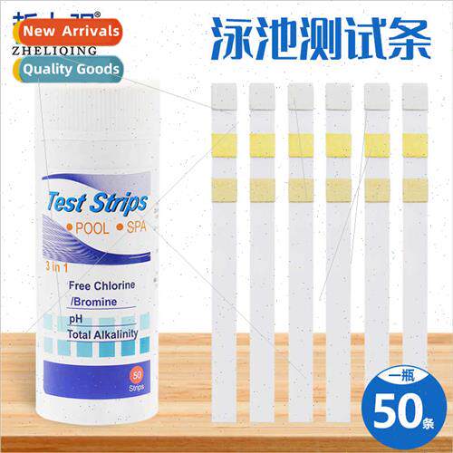 3-in-1 Swimming Pool Spa Aquarium Test Papers PH Chlorine Al