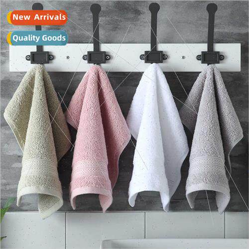Cotton square towel 32 thread elongated terry thickened face