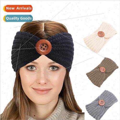 Winter Hair Accessories Ladies Knted Woolen HairbVintage But