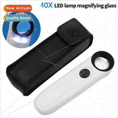 Handheld Jewelry Appraisal Magnifier MG6B-1B wh LED Dual Lam