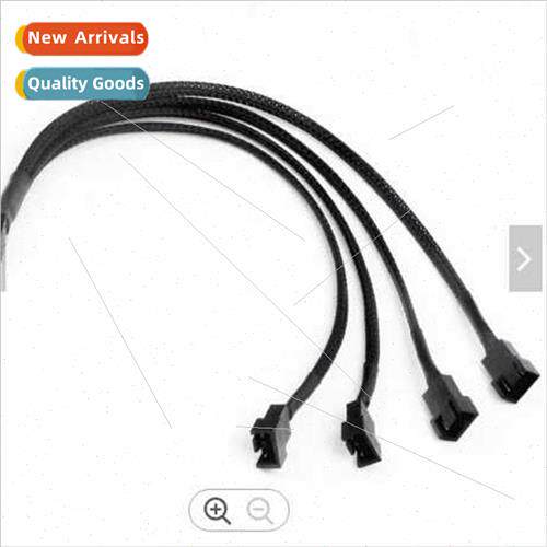 Computer Fan Cable Adapter Cable HUB 4 Pin One Quad Small 4P