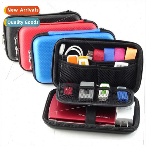 Hard leather eva hard disk power  protective case psp bag 3d
