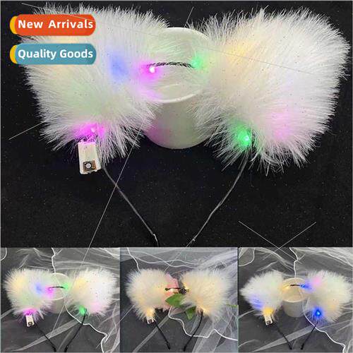 Japanese cute hair bands luminous cat ears fox ears headdres