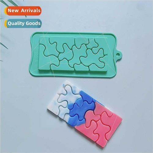 Puzzle Chocolate 168 Biscu licone Mold Dessert Ice Block Mol