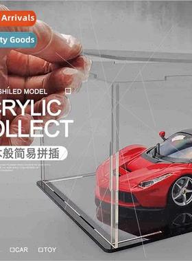 Acrylic dust storage display box toy car model desktop decor