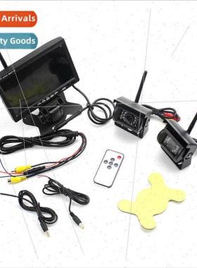 7-inch 2.4G built-in wireless monor plus two cameras to achi