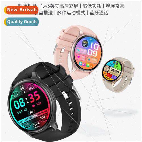 New ZW60 Smartwatch AMOLED Round Screen Bluetooth Talk Healt