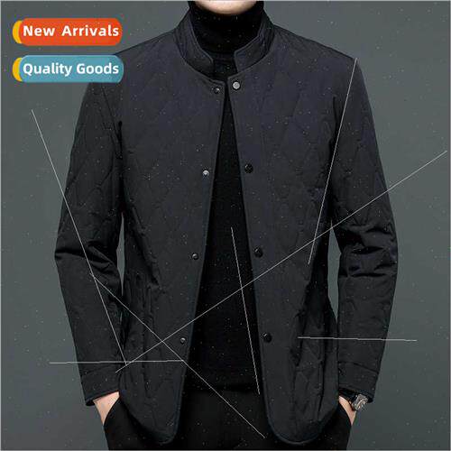 Feather cotton jacket men cotton jacket mulberry silk high-e