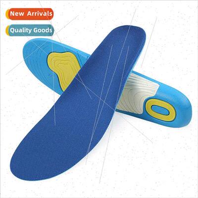 Thickened shock-absorbing sports insoles 适用men women breat