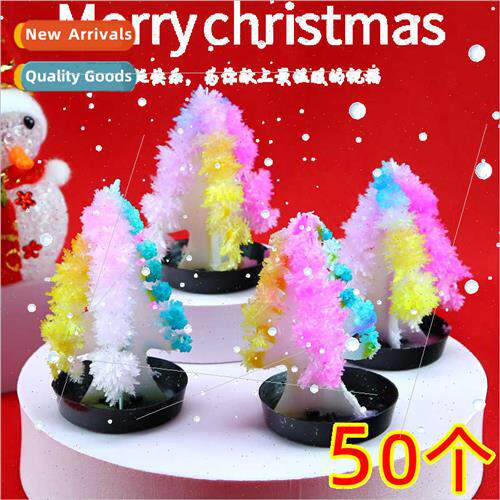 Colorful magic Christmas e children creative gifts flowering