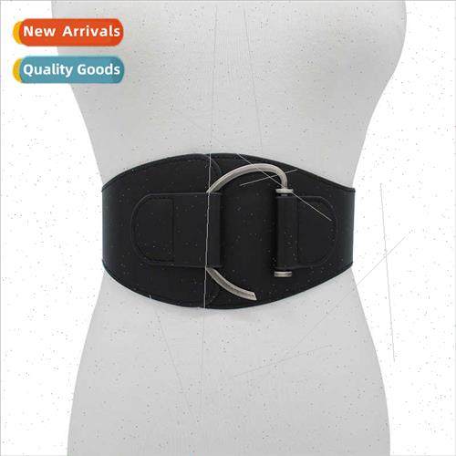 mple versatile fashion waist corset elastic wide belt skirt