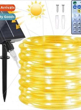 New Remote Control Solar Tube ght String LED Outdoor Waterpr