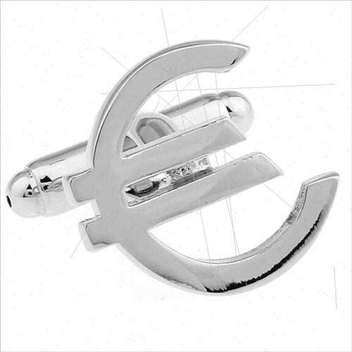 Vegan Metal Collection lver Euro Cufflinks Personalized Men