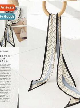 terary spring summer long simulation silk scarf hairbfemale