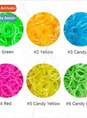 1800pc DIY  Rubber Loom Bands Set Kid DIY Bracelet licone
