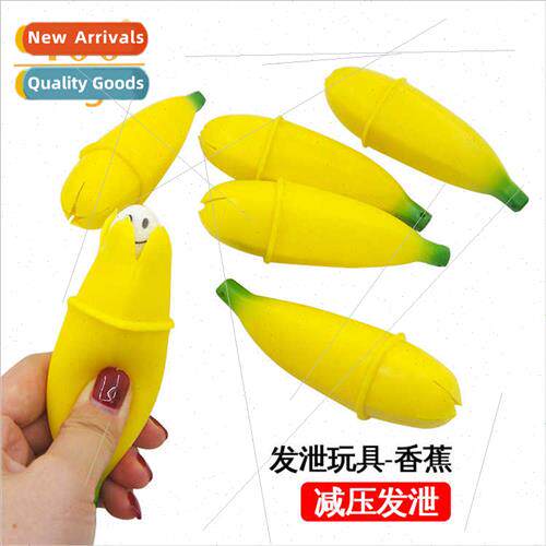 Novelty sss reliever pinch pinch fun squeeze banana venting