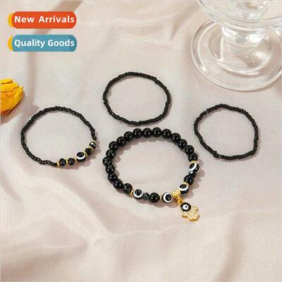 Fashion Vintage Men Women Set Hand Jewelry Devil Eye Bracele