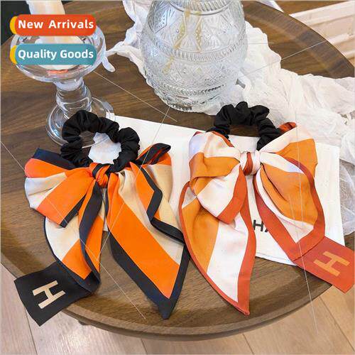 New fall color clashing geometric stripes versatile scarf bo