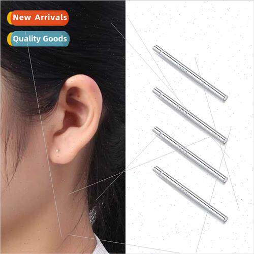 S999 silver earrings ins anti-allergy men women universal ea