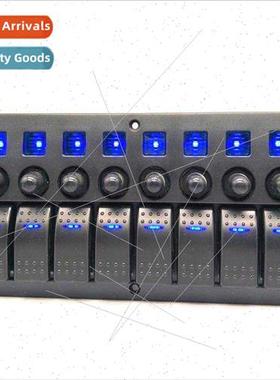 Automotive 8-posion panel swch combination 3PIN single bar b