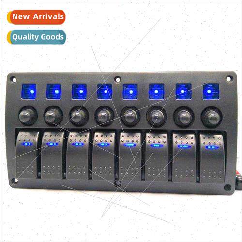 Automotive 8-posion panel swch combination 3PIN single bar b