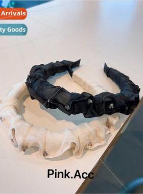 retro ins sense full pleats high skull top bud full drill he