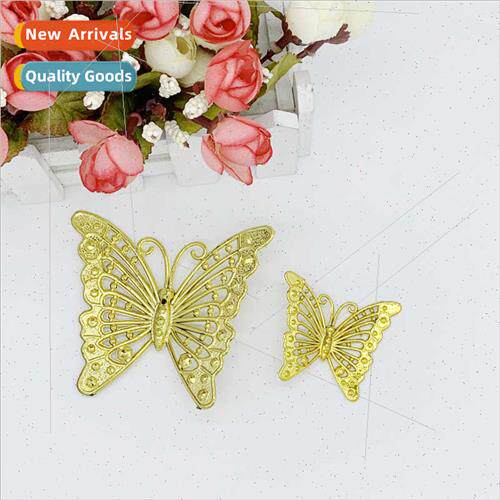 plastic butterfly simulation butterfly Christmas wreath deco