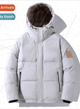 2023 new winter down jacket men American nd youth bread clot