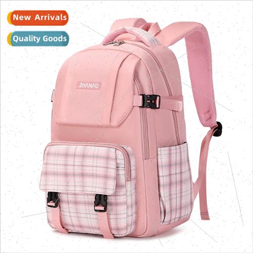 Large-capacy men women middle bags junior shoulder bag schoo