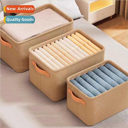 Home Fabric Bedroom Table Clothes Collapsible Organizer Stor