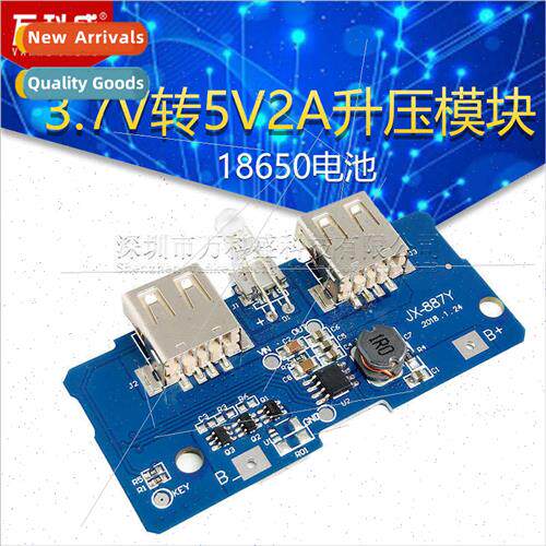 18650 Battery 3.7V to 5V2A Booster Module DIY Charging Po/Mo