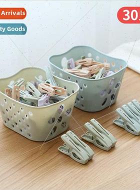 30pcs multifunctional drying clothespin household plastic ba