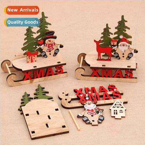 Christmas decorations table window hotel shopping mall woode