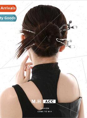 Autumn alloy resin hairpin women new Chinese hundreds disc h